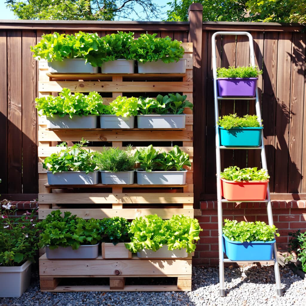 15 creative vertical garden ideas using recycled materials