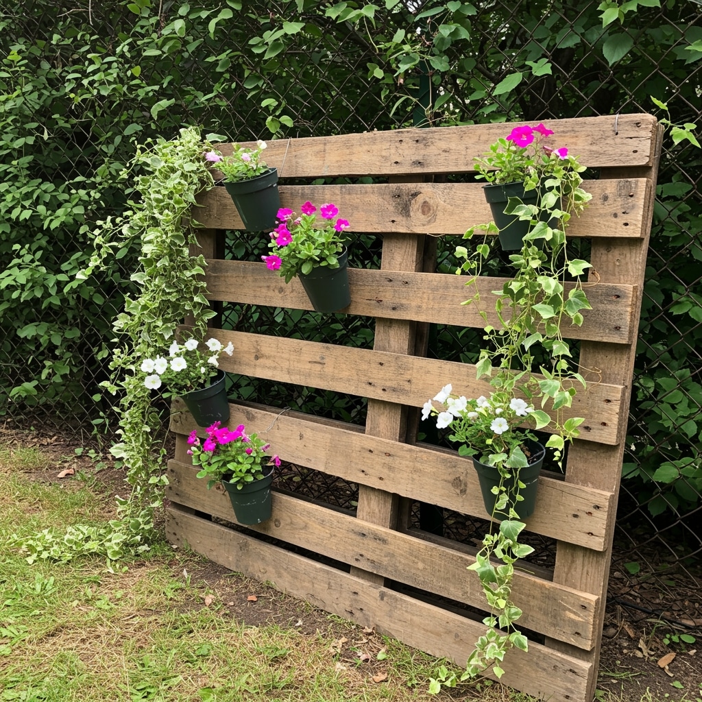 pallet vertical planter