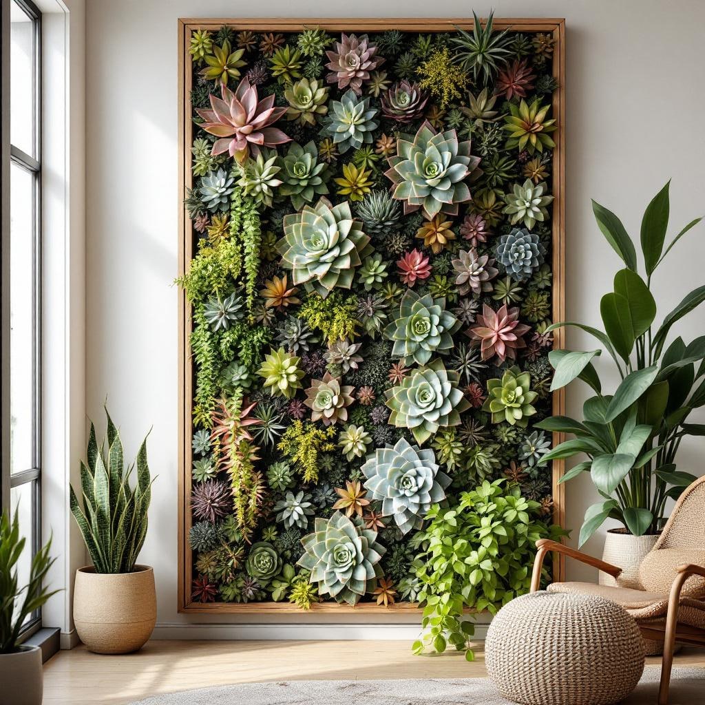 DIY Vertical Succulent Wall: A Stunning Home Décor Project
